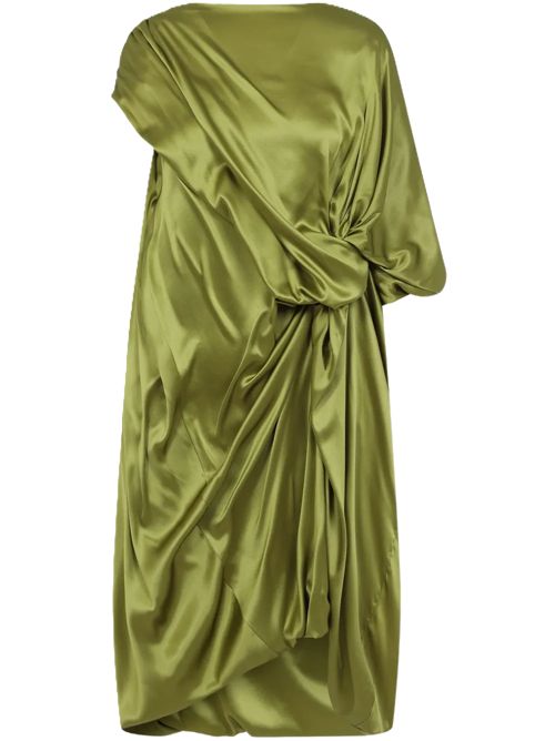 Abito corto Dalant in seta Dries Van Noten DRIES VAN NOTEN | 2510110531032607 OLIVE